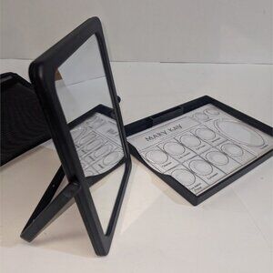 Mary Kay Travel Sample Mirror with Tray and Mesh Bag - New